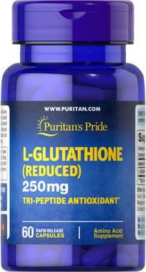 Глутатіон Puritan's Pride (L-Glutathione) 250 мг 60 капсул