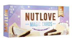 Печиво з білим шоколадом та кокосом Allnutrition (Nutlove Magic Cards White Chocolate Coconut) 104 г