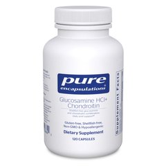 Глюкозамін HCl та Хондроїтин Pure Encapsulations (Glucosamine HCl + Chondroitin) 120 капсул