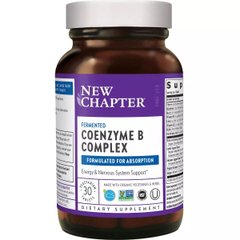 Коензим В-Комплекс, Coenzyme B Complex, New Chapter, 30 таблеток
