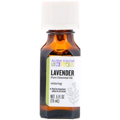 Лавандовое масло Aura Cacia (Oil Lavender) 15 мл купить в Киеве и Украине