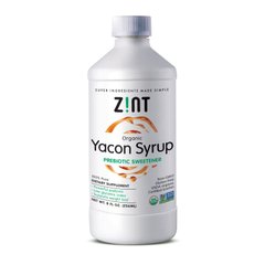 Органічний сироп з якона, пребіотичний замінник цукру, Zint, 8 рідких унцій (236 мл)