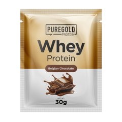 Сироватковий протеїн Полуничний молочний коктейль Pure Gold (Whey Protein) 30 г