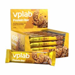 Протеїнові батаночики з смаком печива VPLab (Protein Bar) 16 шт по 45 г