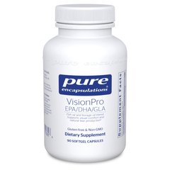 Вітаміни для зору з ЕПК/ДГК/ГЛК Pure Encapsulations (VisionPro EPA/DHA/GLA) 90 капсул