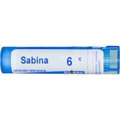 Сабина 6C, Boiron, Single Remedies, 80 гранул купить в Киеве и Украине