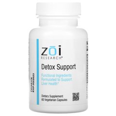 Підтримка і детокс, Detox Support, ZOI Research, 60 вегетаріанських капсул