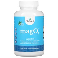 Mag 07, ефективний окисляючий засіб для очищення травної системи, Aerobic Life, 180 рослинних капсул