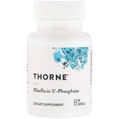 Витамин В2 рибофлавин фосфат Thorne Research (Riboflavin 5' Phosphate) 60 капсул купить в Киеве и Украине