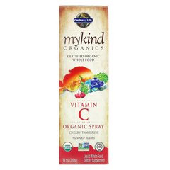 Вітамін С вишня-мандарин органік спрей Garden of Life (Vitamin C Mykind Organics) 58 мл