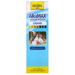AlkaMax, жидкий алкалиновый бустер, без запаха, Natural Balance, 30 мл купить в Киеве и Украине