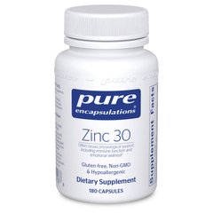 Цинк Pure Encapsulations (Zinc) 30 мг 180 капсул купить в Киеве и Украине