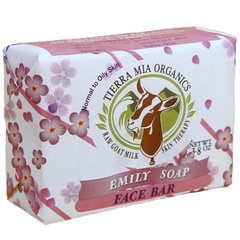 Лечебное средство для кожи из козьего молока, мыло для лица, мыло Эмили, Tierra Mia Organics, 3,8 унции купить в Киеве и Украине