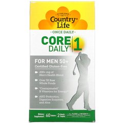 Мультивитамины для мужчин 50+ Country Life (Core Daily-1 For Men 50+) 60 таблеток купить в Киеве и Украине