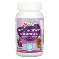 Immune Shield с бузиной, со вкусом ягод, Yum-V's, 60 желе купить в Киеве и Украине