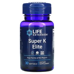 Супервітамін К Еліт, Super K Elite, Life Extension, 30 капсул
