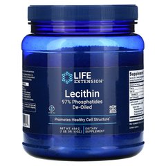 Лецитин, Lecithin, Life Extension, 16 унций (454 г) купить в Киеве и Украине