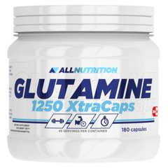 Глютамін 1250 Allnutrition (Glutamine 1250 Xtracaps) 180 капсул