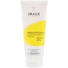 Зволожуючий крем Prevention + Daily Ultimate Protection, SPF 50, Image Skincare, 3,2 рідкої унції (95 мл)