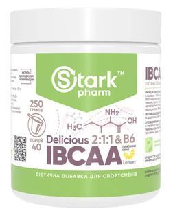 ВСАА IBCAA 2:1:1 & Vit B6 Stark Pharm 250 г Лимон