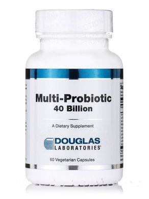 Пробіотики Douglas Laboratories (Multi-Probiotic) 40 мільярдів 60 вегетаріанських капсул