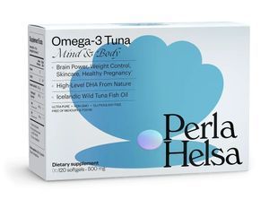 Омега-3 из тунца с DHA формулой Perla Helsa (Omega-3 Tuna DHA Formula) 500 мг 120 капсул купить в Киеве и Украине