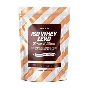 BioTech, Iso Whey Zero Xmas Edition, 500 g, gingerbread купить в Киеве и Украине
