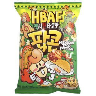 HBAF, Mexican Taco Popcorn, 80 g купить в Киеве и Украине