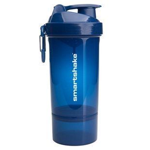 Шейкер спортивный темно-синий SmartShake (Original2Go One Navy Blue) 800 мл купить в Киеве и Украине