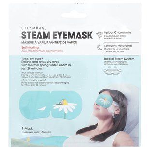 Steambase, Steam Mask for Eyes, Herbal Chamomile, 1 pc.