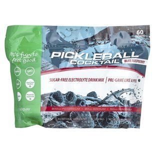 Jigsaw Health, Pickleball Cocktail&reg;, Sugar-Free Electrolyte Drink Mix, Blue Raspberry, 60 Packets, 5.6 g Each купить в Киеве и Украине