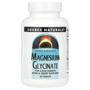 Source Naturals, Magnesium Glycinate, 60 Tablets купить в Киеве и Украине