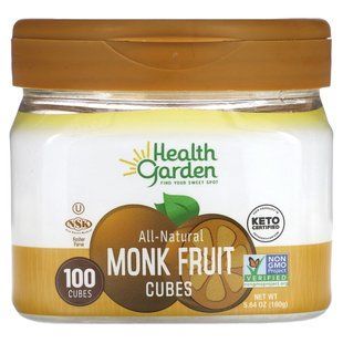 Health Garden, All-Natural Monk Fruit Cubes, 100 Cubes, 5.64 oz (160 g) купить в Киеве и Украине