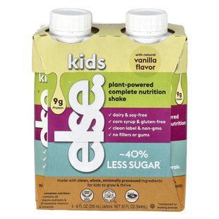 Else, Kids, Plant-Powered Complete Nutrition Shake, Vanilla, 4 Cartons, 8 fl oz (256 ml) Each купить в Киеве и Украине
