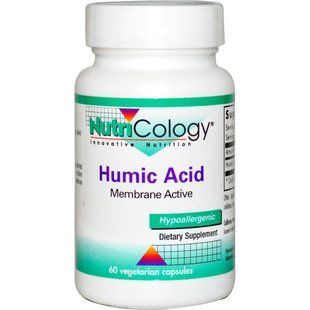 Humic acid, Nutricology, 60 vegetable capsules