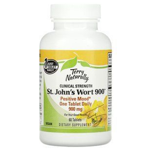St. Johns Wort 900, EuroPharma, Terry Naturally, 60 tablets
