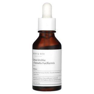 Mary & May, Citrus Unshiu + Tremella Fuciformis Serum, 1.01 fl oz (30 ml) купить в Киеве и Украине