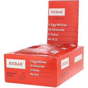 Протеиновый батончик, шоколад и вишня, RXBAR, 12 батончиков, 52 г каждый купить в Киеве и Украине