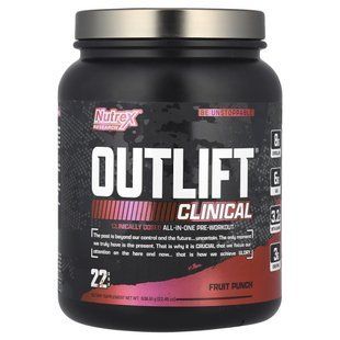 Nutrex Research, Outlift&reg; Clinical, Fruit Punch, 22.46 oz (636.61 g)