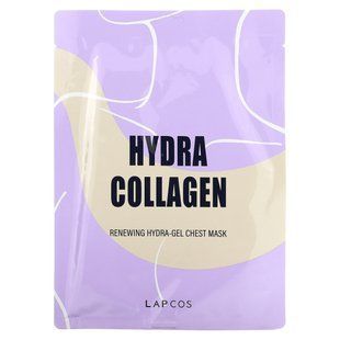 Lapcos, Hydra Collagen, Renewing Hydra-Gel Chest Beauty Mask, 1 Sheet, 1.14 oz (40 g) купить в Киеве и Украине