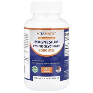 Vitamatic, лизин глицинат магния, 240 таблеток (1000 мг в 1 таблетке) купить в Киеве и Украине