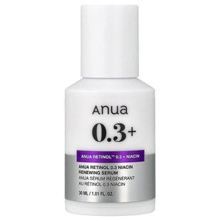 Anua, Retinol&trade; 0.3% + Niacin Renewing Serum, 1.01 fl oz (30 ml)