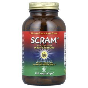 Позбудься бактерій !, HealthForce Superfoods, 150 рослинних капсул
