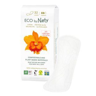Органические ежедневные прокладки Eco by Naty Normal 32 шт купить в Киеве и Украине