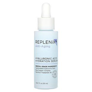 Replenix, Anti-Aging, Hyaluronic Acid Hydration Serum, Fragrance Free, 1 fl oz (30 ml) купить в Киеве и Украине