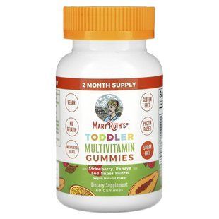 MaryRuth's, Toddler, Multivitamin Gummies, Strawberry, Papaya and Super Punch, 60 Gummies купить в Киеве и Украине