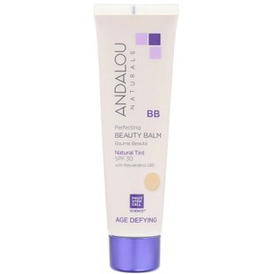 Бальзам для лица с SPF 30 с естественным оттенком омолаживающий Andalou Naturals (Perfecting Beauty Balm) 58 мл купить в Киеве и Украине