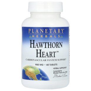 Planetary Herbals, Hawthorn Heart&trade;, 900 mg, 60 Tablets купить в Киеве и Украине