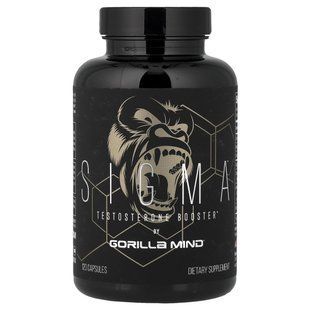 Gorilla Mind, Sigma&trade;, Testosterone Booster, 120 Capsules