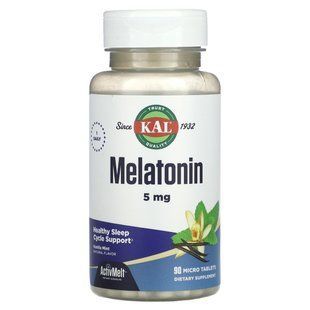 KAL, Melatonin, Vanilla Mint, 5 mg, 90 Micro Tablets купить в Киеве и Украине